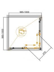 ������� ������ CEZARES GIUBILEO (985-1000x985-1000x1950) A-2-100-SCORREVOLE-C-G ������ �����./������