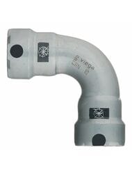 Угол 90° пресс VIEGA Megapress 3/4" DN20 SC-Contur, нелегир. оцинк. сталь, арт. 694524