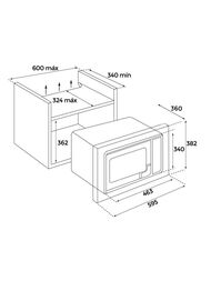������������� ���� TEKA Universo MWE 207 FI SS (463�340�344) ����., 20 �, �����, ����. �����