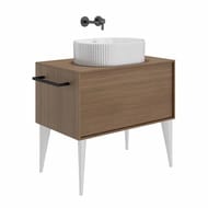 Раковина KERAMA MARAZZI AMAREMARE Artbasin Vento накладная 500х366х180, белая глянцевая VE.wb.50\WHT