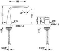    Duravit D.1 M , -,  D11120009010
