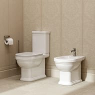 Унитаз-компакт KERAMA MARAZZI POMPEI (370х676х815), цвет белый глянцевый PO.wc.01 +PO.cis.01