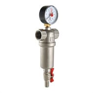 Фильтр с манометром VALTEC самопромывной 1/2" VT.389.N.04 — миниатюра 1