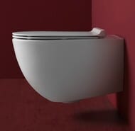 Унитаз подвесной Simas VIGNONI (560х365х310) безободковый, белый VI 18