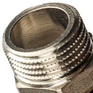 Ниппель STOUT 1/2"НН, никель, арт.SFT-0004-001212