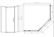 ������� ������ Vincea Slim-N 1000�1950�1000 VSP-4SN100CLGM ������������, ��������� �����