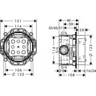 ������! Hansgrohe ������� ����� ��������� iBox universal 01800180