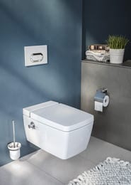 Унитаз-биде Vitra Metropole 360х560 без сиденья,антибакт. покр.,емкость для моющих ср. 7672B003-1687