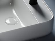 Раковина накладная Ceramicanova Element 390х390х140 прямоугольная, отв. под смеситель, белый CN5014