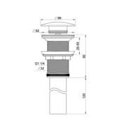 ������ ������ ��� �������� 1 1/4 WONZON & WOGHAND, ���� WW-88SS04-CR