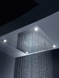 Верхний душ Axor ShowerHeaven 10623800 970х970мм потолочный монтаж, 3 режима, с подсветкой, нерж — изображение 2