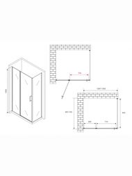 ������� ������ ABBER Sonnenstrand AG04130S-S70 (1300�700x1950) ������ 6�� ����������/����