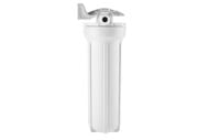 Корпус ГЕЙЗЕР SL10 1/2" для холодной воды, белый пластик, пластиковые ниппели, арт. 50502