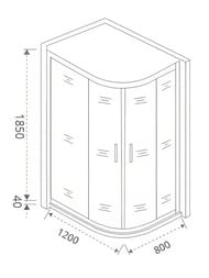   GOOD DOOR BAS INFINITY R-120-C-CH (80120) ,   6