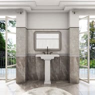 Плитка настенная Gracia Ceramica Nadelva grey wall 01 (300х900) светло-серая (кв.м.)