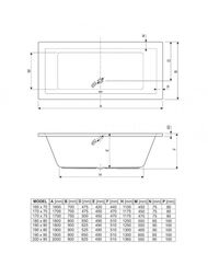����� ��������� CEZARES PLANE-180-80-49-W37 1800x800x490 �������������, ����: �����