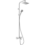 Душевая система Hansgrohe Vernis Shape 26098000 1jet термостат для ванны, EcoSmart, верх/руч.душ, хр
