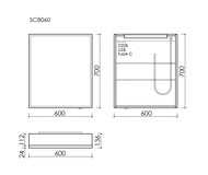 ���������� ���� SANCOS Evoke 600�136�700 ���������, �������,USB,Type-C, ������������� ������. SC8060