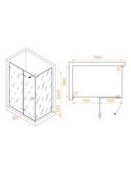 ������� ������ RGW Stilvoll SV-040B (1400�900�2000) �������., ������ �����. 8��/����. 353204049-14