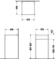 ������������� ������� ��� ����������� 48 �� DURAVIT STARCK 3 ���� 0030641000