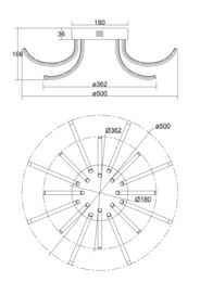 ���������� ���������� Freya Naomi (���� �����) FR6046CL-L50W, 4000 K, 80 Ra, 220/240 V, IP20,�����