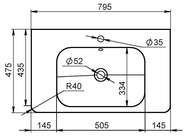 Am.Pm.Pm "Bliss D" �������� ��������� 80 ��, ����� ������ M55WPX0801WG