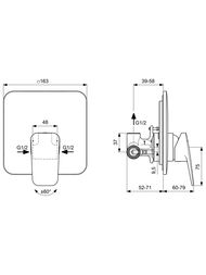 ��������� ��� ���� Ideal Standard CERAPLAN BD252AA �������������, ����