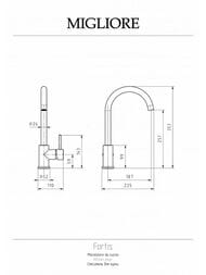 ��������� ��� ����� Migliore Cucina FORTIS �������������, �������, ���� ML.CUC-5282.CR