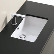 Раковина встраиваемая ArtCeram Gea 530х345х130 белая GEL0010100