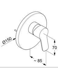 ��������� KLUDI PURE&EASY ��� ����, ������������, ������� ����� 374200565