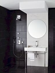 Смеситель Axor Citterio 39716000 Highflow термостатический, крестовая рукоятка, внешняя часть, хром — изображение 3