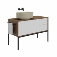 Раковина KERAMA MARAZZI AMAREMARE Artbasin Vento накладная, 500х366х180, песочная мат. VE.wb.50\SAN