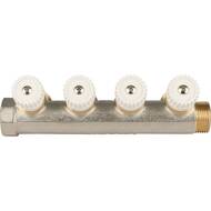 Коллектор распределительный STOUT 3/4", 4 отвода 3/4"ЕК SMB 6851 343404