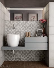 Керамогранитная плитка EQUIPE ART NOUVEAU Grey (200х200) серая, 24395 (кв.м.)