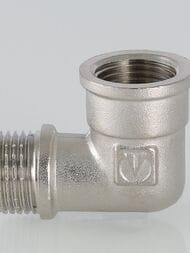 Уголок VALTEC 1/2"ВН с/огр. лат/никель VTr.092.N.0004