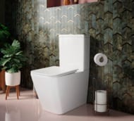 Унитаз-компакт Ceramicanova Cubic 840х380х640 безободковый, сиденье микролифт, белый CN1803