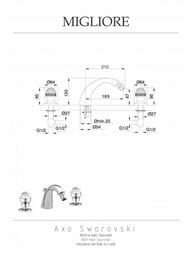    Migliore AXO SWAROVSKI  3 ,  ML.AXO-625F.DO
