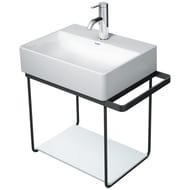 Полка стеклянная для консоли Duravit DuraSquare 420х264 белая 0099668300