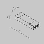 Wi-Fi ���������� ��� ������������ ����� Maytoni Lighting control 742002 RGB MIX 12-48�, 720��, �����