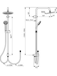 Ideal Standard IDEALRAIN ECO   A6943AA  3 ,  