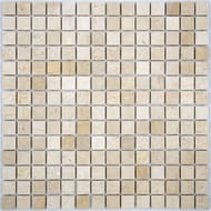 Мозаика мраморная Wild Stone Crema Marfil Polished 20х20 (305х305х4) кремовая, JMST033 (шт.)