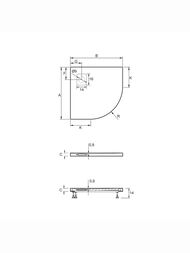 ������ ��������� RIHO BASEL 451 (900�900�45) �����������, �����, � �������