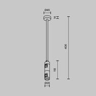 ��������� ���������� Medium ������� 300�� Maytoni Flarity (�������) TRA158C-D1-B ������, IP20
