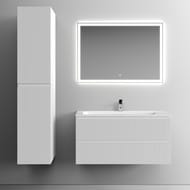 Тумба под раковину SANCOS Snob T (995х445х500) подвесная, два ящика, белый матовый SNT100W