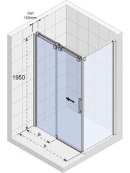 ������ ������� RIHO OCEAN G006006120 Left (1200�800�1950) �����, ������� ����/������ ���������� 8��