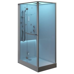 Душевая кабина JACUZZI BALI (1200х800х2200) универсальная, с хромотерапией BAL12230120