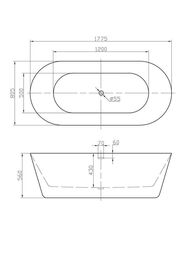 ����� ��������� BelBagno BB306-1775 (1775x805x560) ���������������, ��������