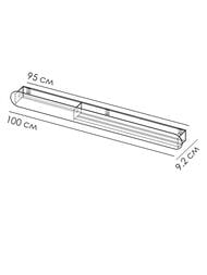 ����� FLOW Round Double 1000�92�90 ���������, ������������������ �����, ������ Fl-ro-d100�-�