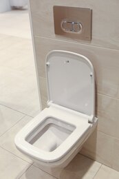 Клавиша смыва двойная VITRA Loop пластик, цвет глянцевый хром 740-0580