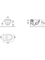 ������ ��������� GSI Modo+ 540�370�340 ������������, ������� ����� Swirlflush, ����� 841511